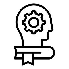 Modern style vector of knowledge management