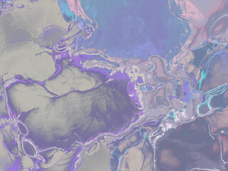 Fototapeta premium Retro Stone. Fantasy Lavender Space. Rough Stain.