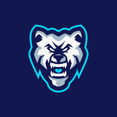 Bear Mascot Logo