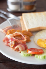 breakfast bacon morning