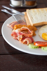 breakfast bacon morning