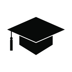 graduation hats. vector illustration Eps 10