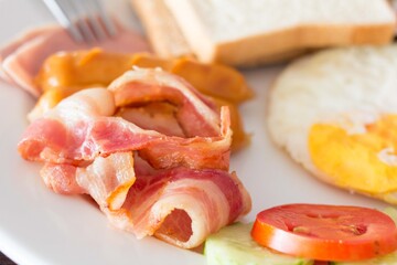 breakfast bacon morning