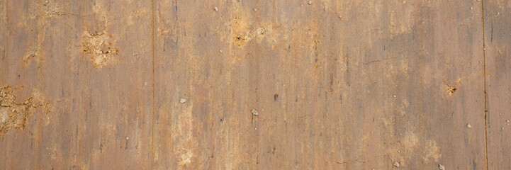 Fototapeta premium background texture from the smooth surface of the sand. top view. banner
