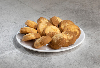 Healthy Homemade Sweet Cookies or Biscuits Also Know as Nan Khatai