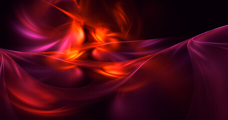 3D rendering abstract fantasy light fractal background