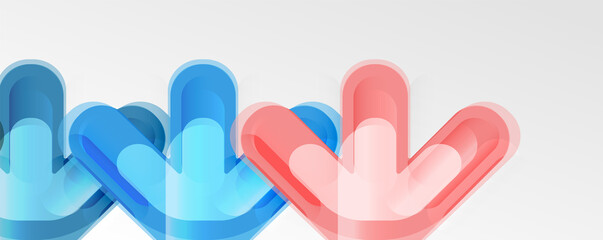 Abstract glossy crosses background for business or technology presentations, internet posters or web brochure covers