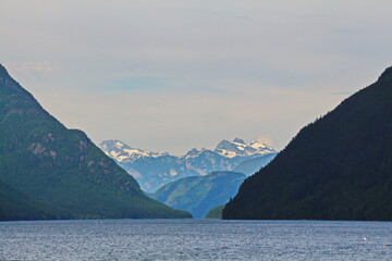 Golden Ears Lake in the mountains