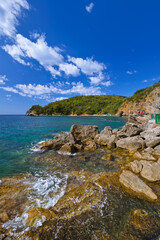 Beach at Budva Montenegro