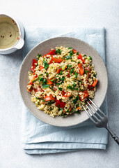 Traditional oriental salad Tabouleh