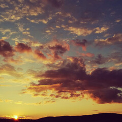 sunset clouds