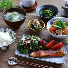 焼き魚メインの和定食