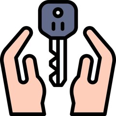 Valet Parking icon, Parking lot related vector