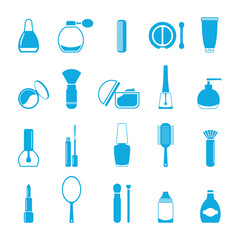Vector set of cosmetics icons