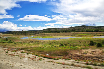 Landscape of Tierra del Fuego, Ushuaia, Argentina