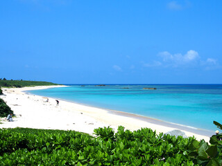 3月のニシ浜（波照間島）