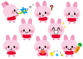 Fototapeta premium かわいい うさぎ