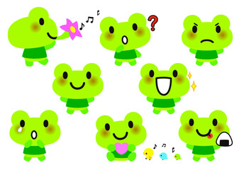 Fototapeta premium かわいい カエル