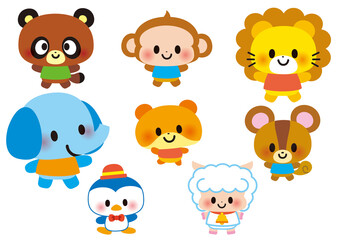 かわいい動物　いろいろ