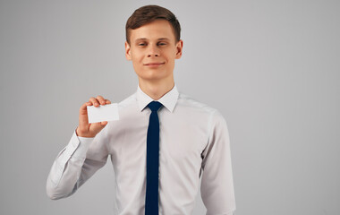 business man in suit official communication financial professional