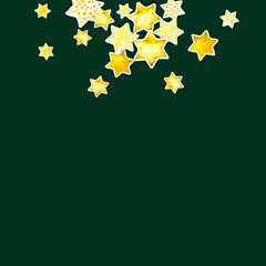 Watercolor Hand Drawn Holiday Star Background.