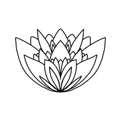 Obraz premium Lotus flowert tattoo for your design
