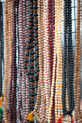 Costume jewelery for sale at the flea market