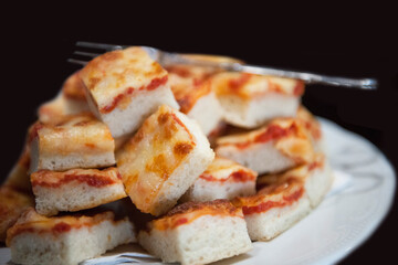 Different types of finger food for appetizer.