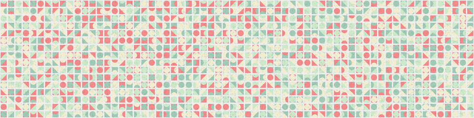 Abstract Geometric Pattern generative computational art illustration