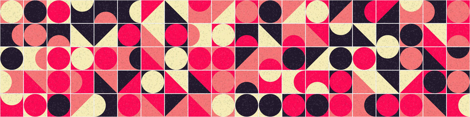 Abstract Geometric Pattern generative computational art illustration