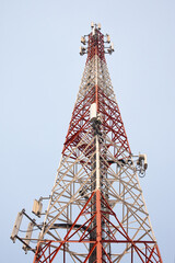 towers for telecommunications, television broadcast, cellphone.