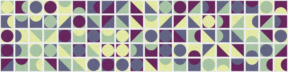 Abstract Geometric Pattern generative computational art illustration