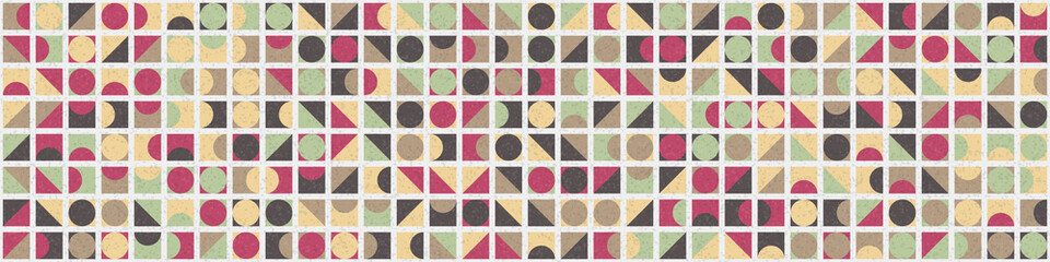 Abstract Geometric Pattern generative computational art illustration