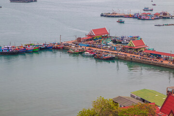 Fototapeta na wymiar Thai Island Koh Sichang in The Gulf of Thailand Asia