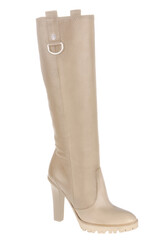 Fashionable women boots for all seasons. Studio shoot