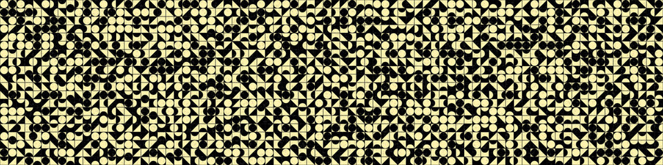 Abstract Geometric Pattern generative computational art illustration