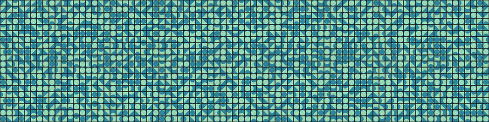 Fototapeta premium Abstract Geometric Pattern generative computational art illustration