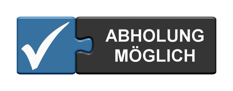 Abholung ist m&ouml;glich - Puzzle Button