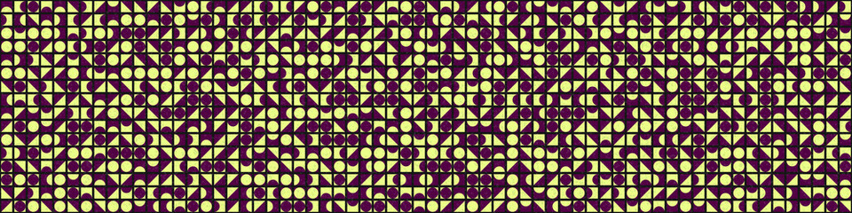 Abstract Geometric Pattern generative computational art illustration