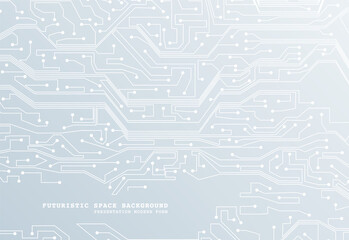 Abstract futuristic circuit board