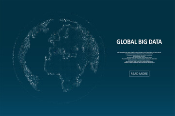 Technology image of globe