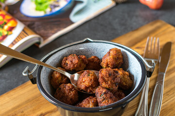 Meatball in a bowl 