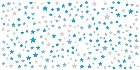 Blue white grey green star pattern seamless background