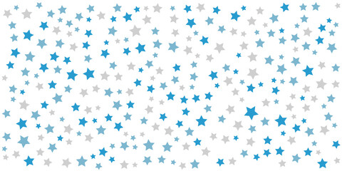 Blue white grey green star pattern seamless background