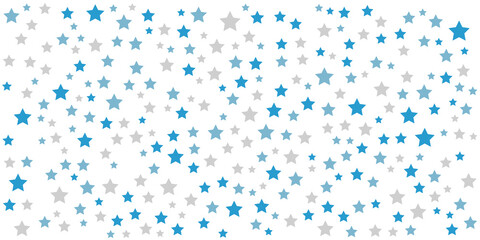 Blue white grey green star pattern seamless background