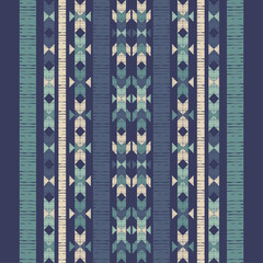 Mexican plaid. Seamless pattern. Design with manual hatching. Textile. Ethnic boho ornament. Vector illustration for web design or print.
