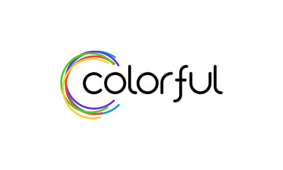 illustration vector graphic of modern, simple, colorful, fresh, young, youth, feminine, combination abstract icon and wordmark logo design