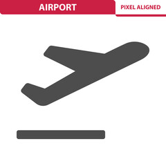Plane, Airplane, Airport Icon
