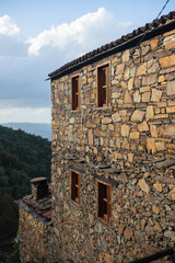 typical portuguese village center of country Talasnal