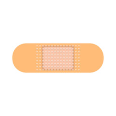Medical Band-aid. Antiseptic band-aid. Flat vector illustration isolated on a white background